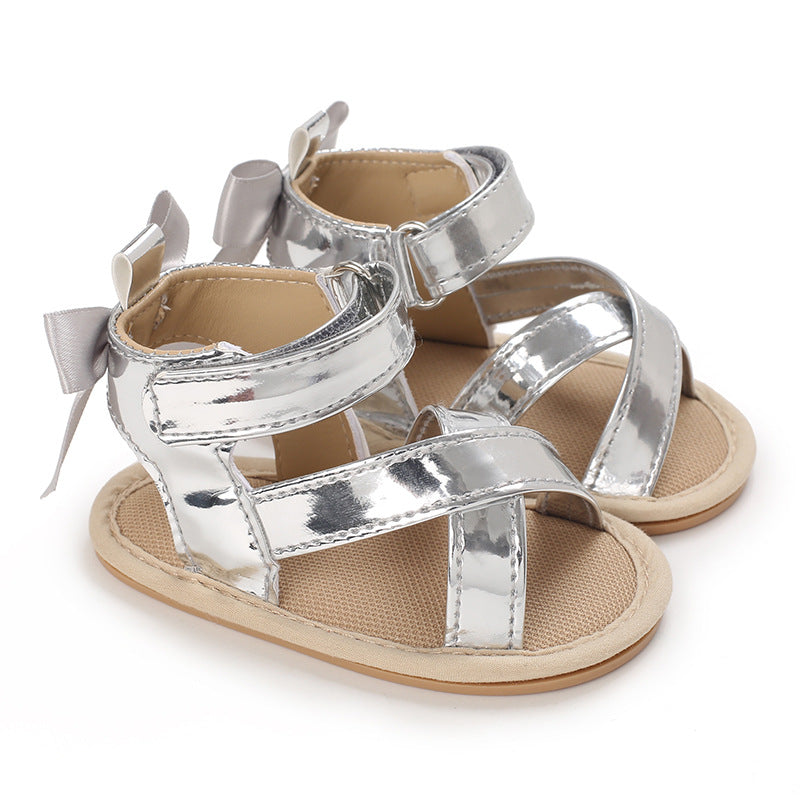 Summer 0-1 Year Old Baby Toddler Shoes Soft Bottom Wiping Empty Baby Shoes Breathable Sandals